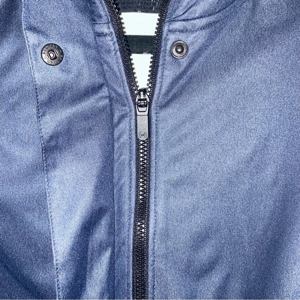 Under Armour Gore Windstopper Navy and White Hooded Jacket Women’s Size Small - Picture 7 of 13